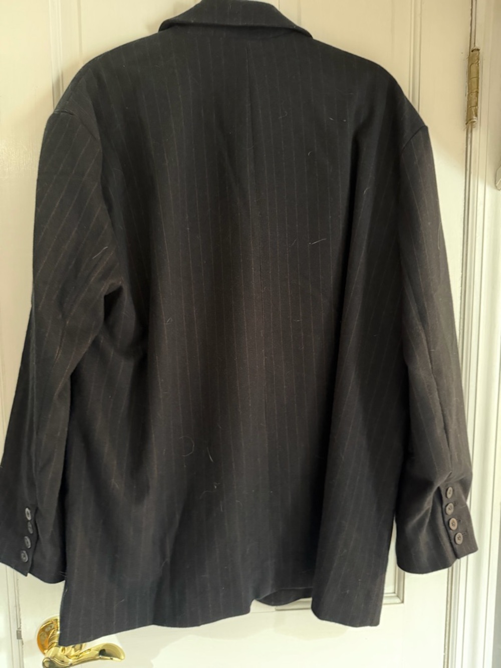 Free People Reggie Pinstripe Oversized Blazer/sz L/NWOT - Picture 7 of 8